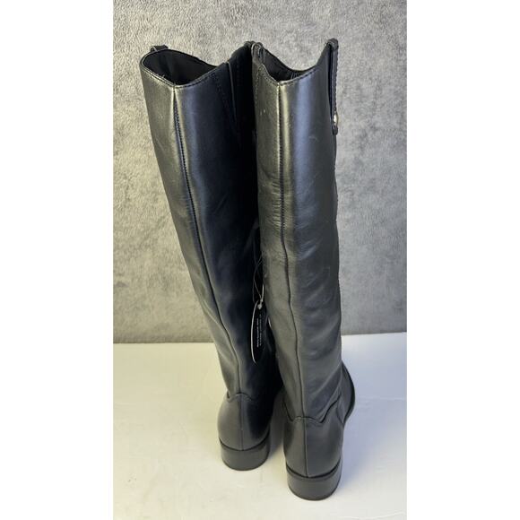 INC International Concepts Fawne Leather Riding Boots Black Size 6.5 Knee High - Picture 4 of 6